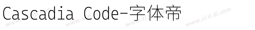 Cascadia Code字体转换